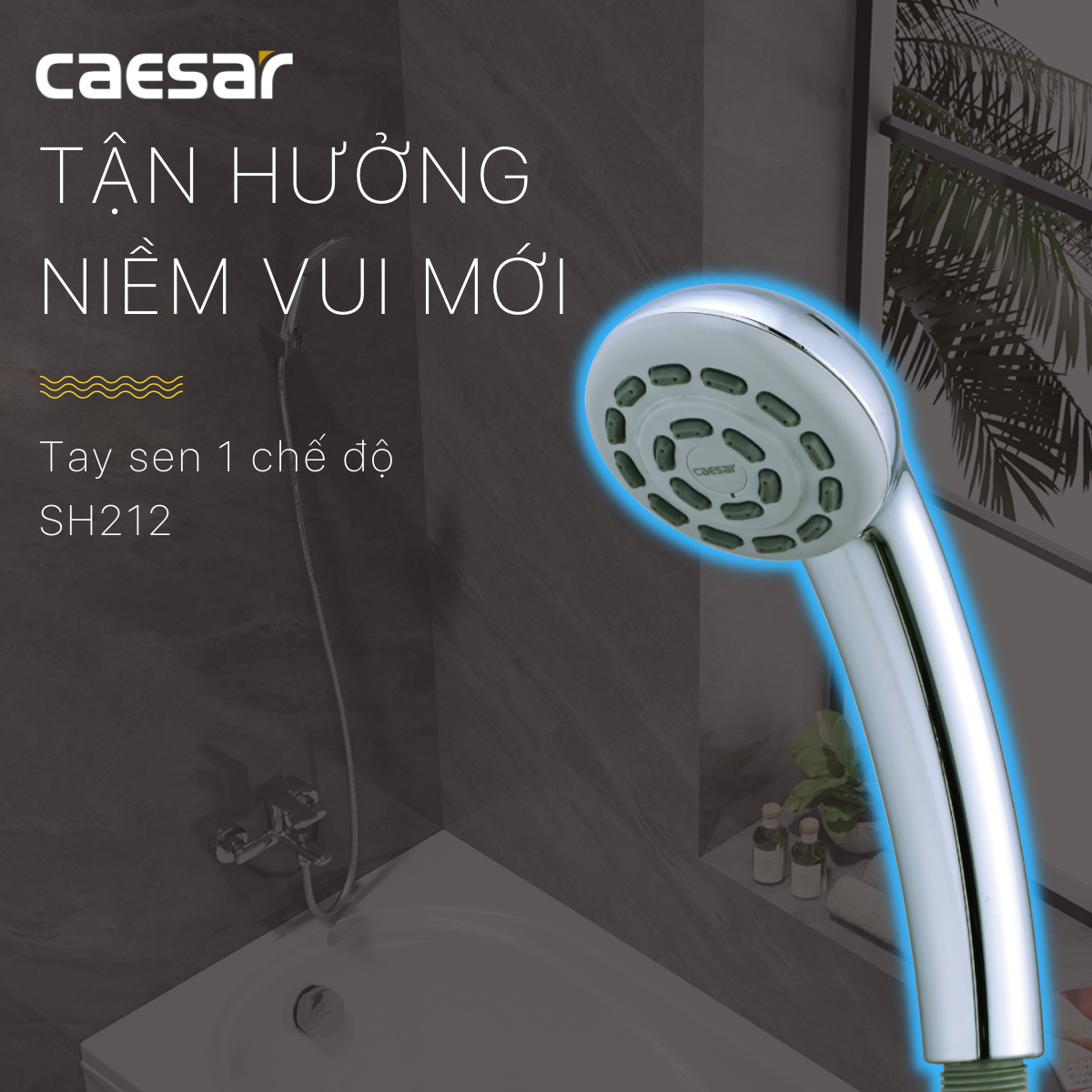 Bát "Tay" Sen 1 Chức Năng CAESAR SH212
