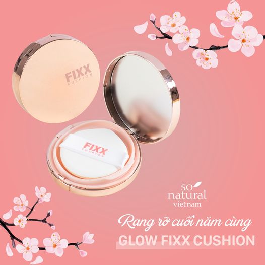 Phấn Nước Trang Điểm Lâu Trôi Glow Fixx Cushion SPF50+ / PA++++ So Natural Hàn Quốc