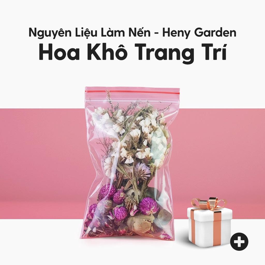 Hoa Trang Trí Nến Thơm Decor Nguyên Liệu Tự Làm Nến Tại Nhà (Nhiều Phân Loại) Heny Garden