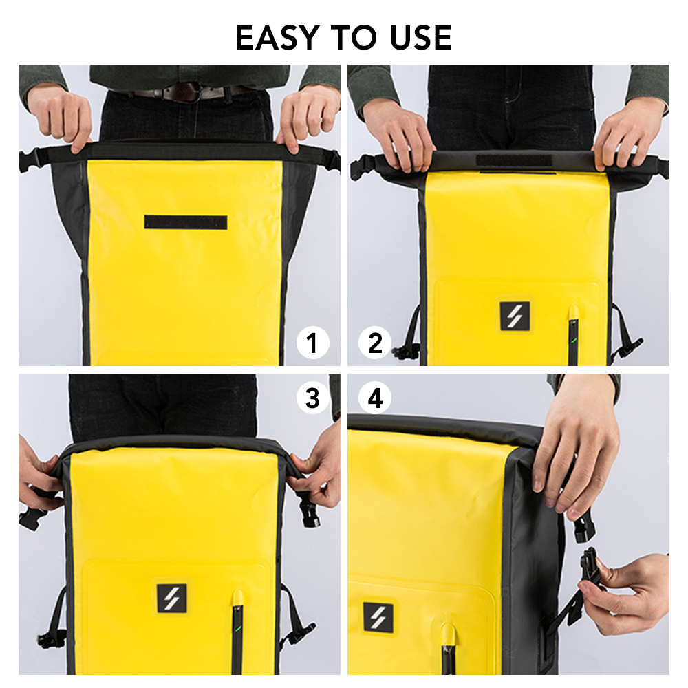 Ba lô dung tích 25 lít, không thấm nước