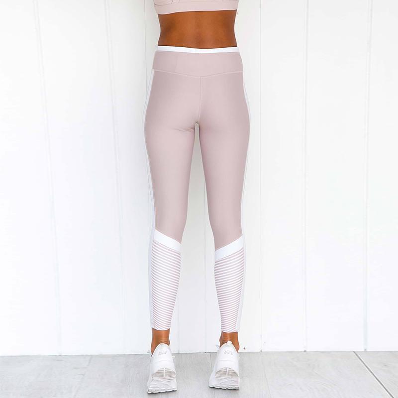 Hồng Tập Yoga Quần Legging Thể Thao Nữ Sóc Chống Tập Thể Dục Thể Thao Quần Legging Thun Quần Tập Yoga Nữ FT147 Khô Nhanh Quần Legging Thể Dục