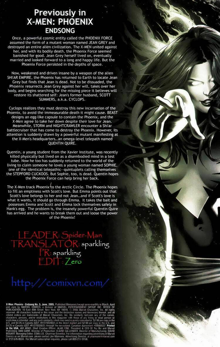 x-men phoenix endsong chapter 5 2