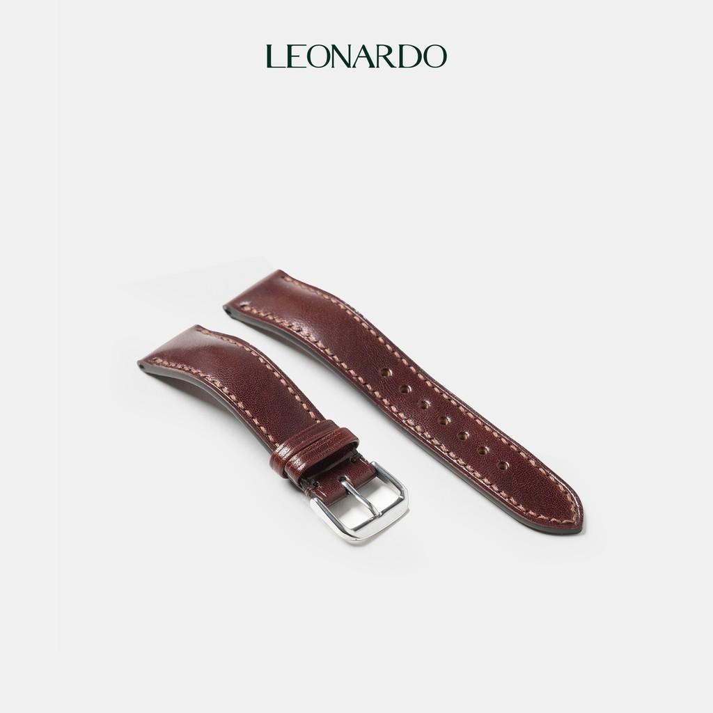 Dây đồng hồ Quyn da bò cao cấp từ Ý, thay dây Apple Watch thương hiệu Leonardo