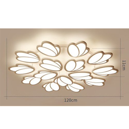Đèn trần LED trang trí 15 ánh hoa ROSE hiện đại tiết kiệm năng lượng