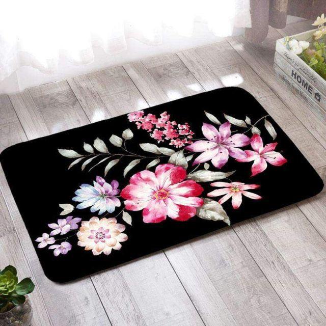 Thảm lau chân 3d giao màu ngẫu nhiên - loại đẹp