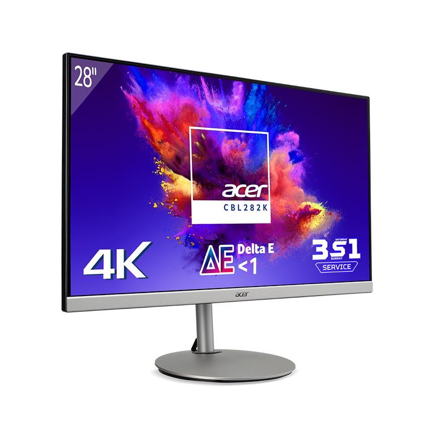 Màn Hình Acer CBL282K 28&quot; 4K IPS chuyên đồ họa Delta E &lt;1 Hàng chính hãng