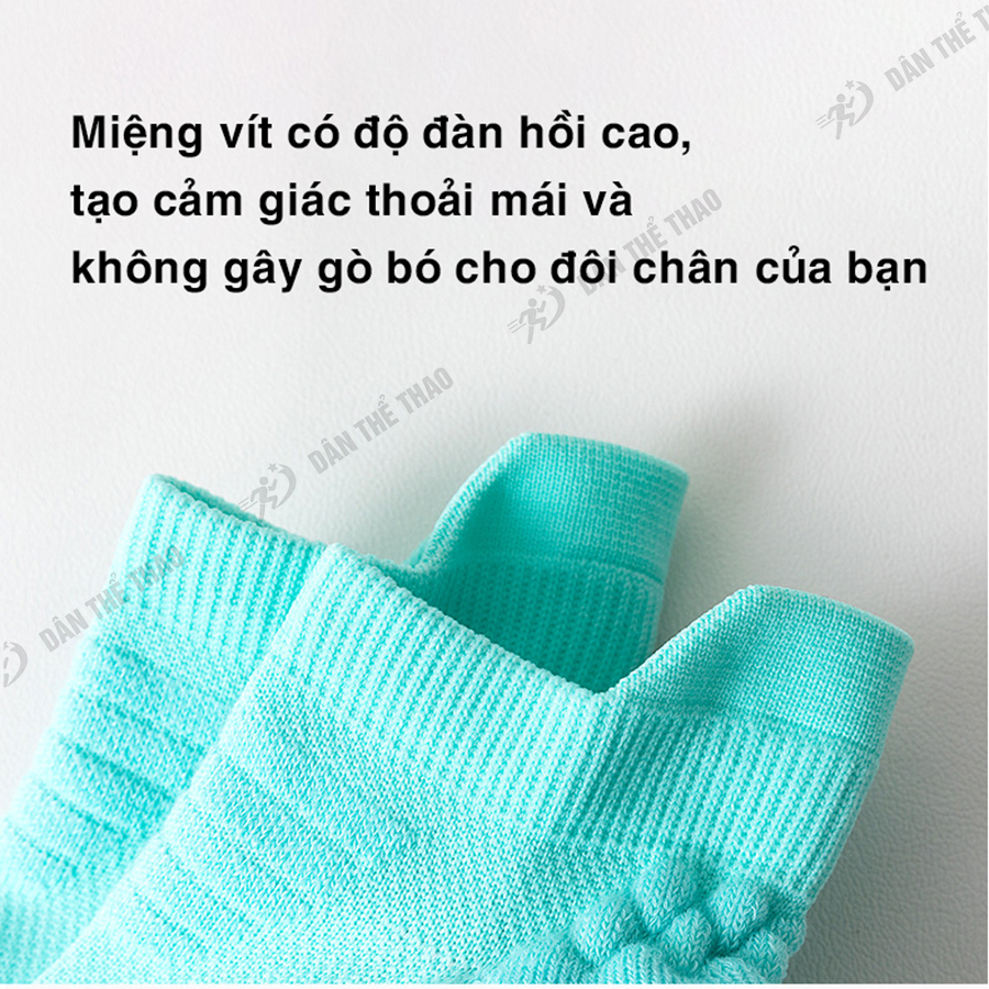 Tất chống thối thoáng khí thấm hút mồ hôi - Tất thể thao cổ ngắn chống trơn trượt nhiều màu