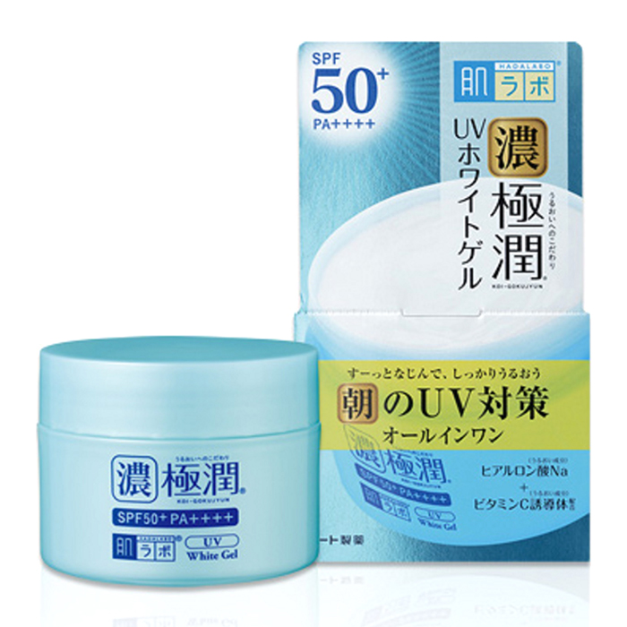Kem dưỡng ẩm chống nắng ban ngày dạng gel Hada Labo Koi-Gokujyun UV White Gel SPF50+ PA++++ 90g