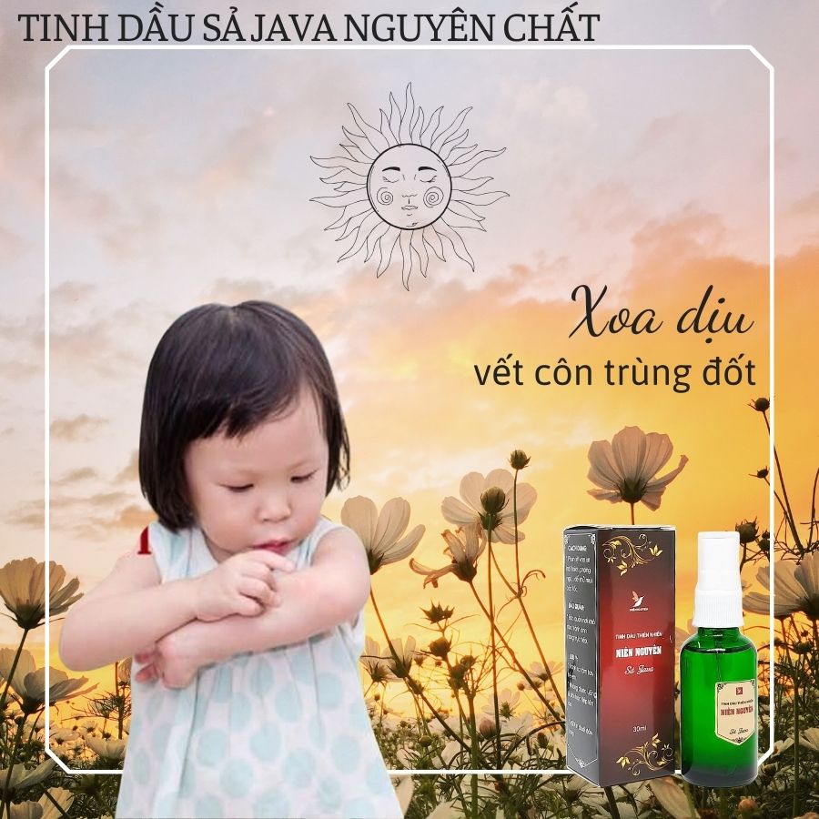 Tinh Dầu Sả Java Nguyên Chất - Chai Xịt Tiện Dụng (30ml): Khử Mùi, Đuổi Muỗi Cấp Tốc...