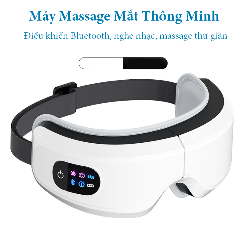 Hình ảnh Máy Massage Mắt Thông Minh Eyes Care - Massage Mắt Công Nghê Cao Bằng Túi Khí Đôi, Massage Rung Tần Số - Máy Massage Mắt Tích Hợp Bluetooth Nghe Nhạc - Giảm Mỏi, Khô Mắt, Quầng Thâm - Cải Thiện Giấc Ngủ