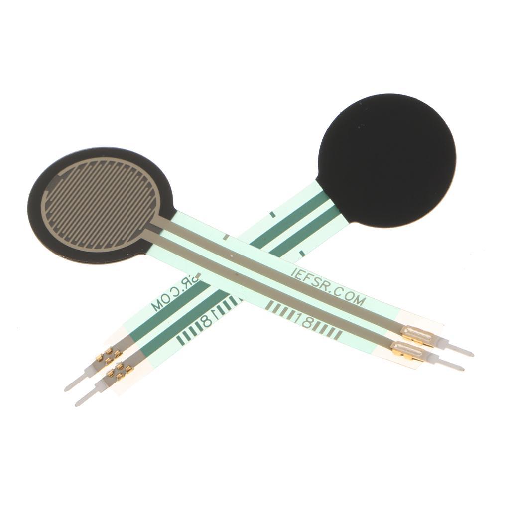2x Sensor FSR402 Force Sensitive Resistance 0.5 Inch FSR for DIY Kit