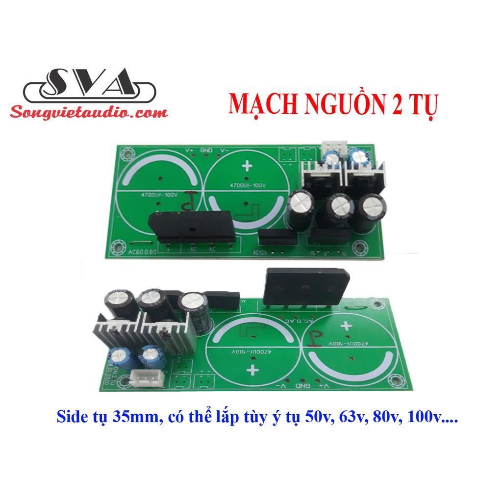 MẠCH NGUỒN 2TỤ AMPLI (KHÔNG BAO GỒM TỤ)