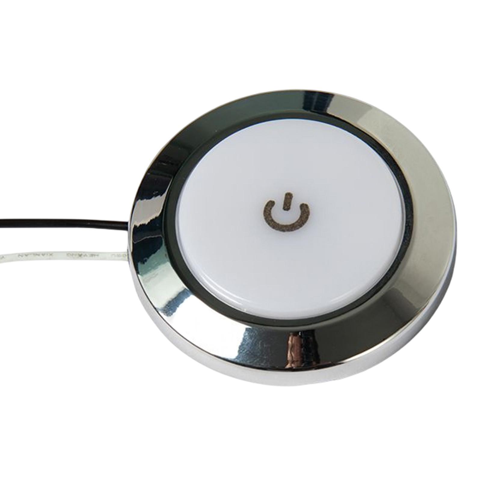 Car Interior Ceiling LED Panel Light Dia.7.3cm 12V