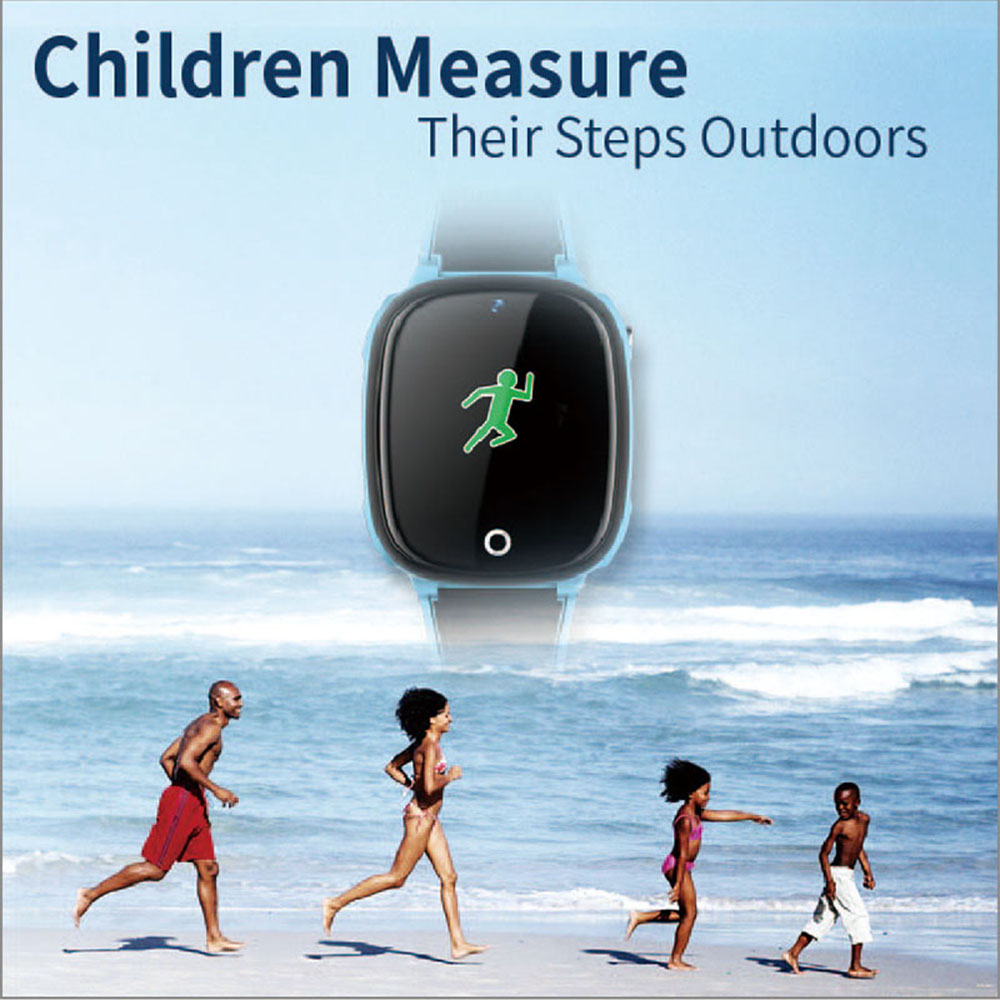 Đồng hồ thông minh trẻ em 1,44 inch, theo dõi GPS + LBS, Gọi SOS 2 chiều, chống nước IP67