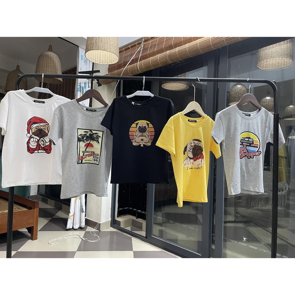 Áo thun trẻ em nam cotton 100% các màu : Mã 055