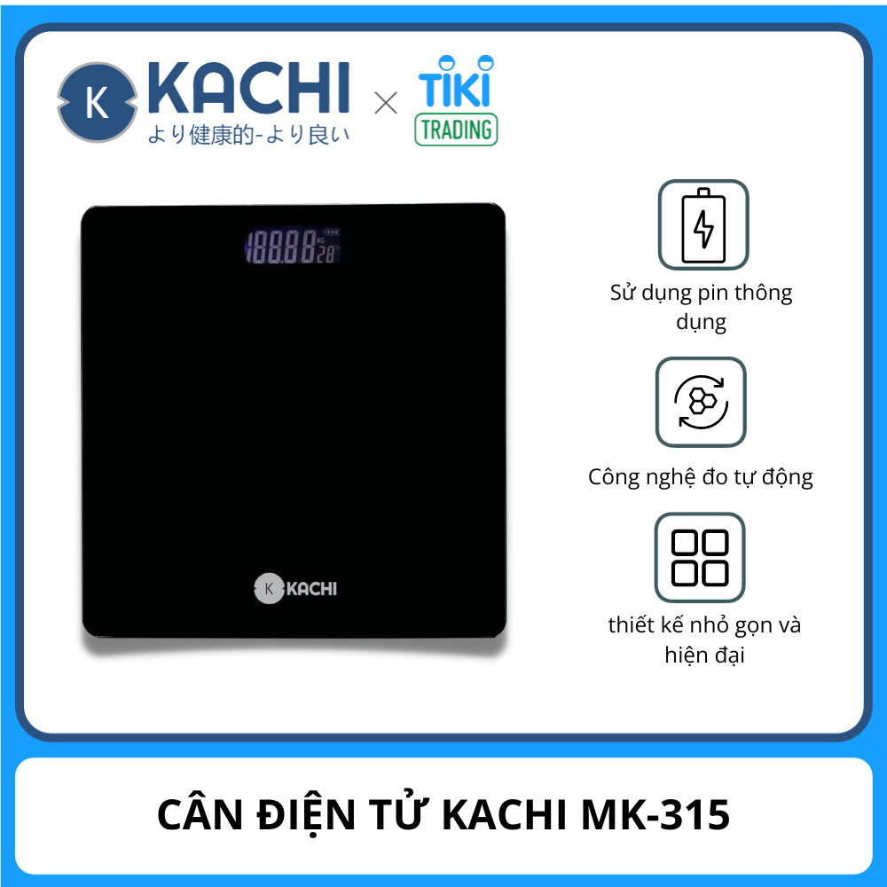 Cân Điện Tử thông minh Kachi MK315 - Hàng chính hãng