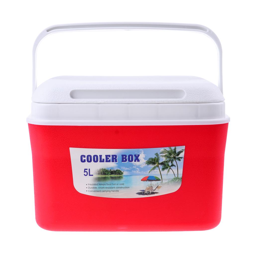 Camping Outdoor Drinks Food Cooler Box Car Ice Bucket with Handle