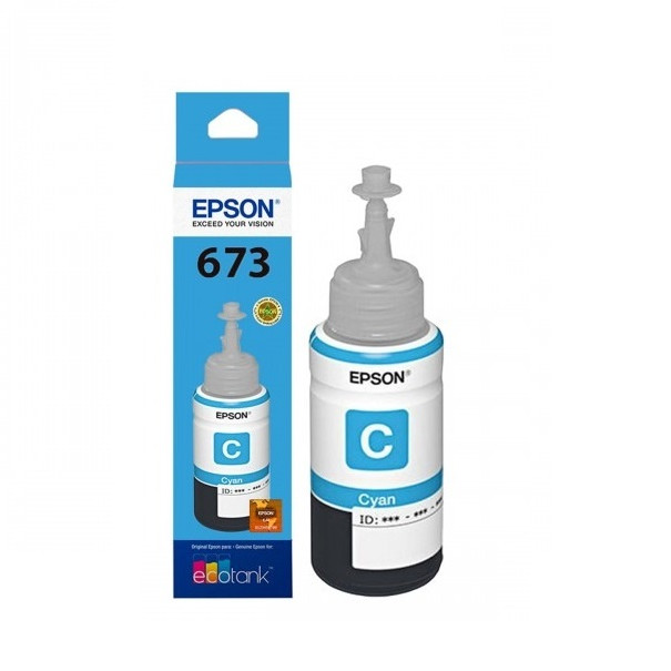 Mực in Epson T673 Cyan Ink Bottle (C13T673200) - Hàng Chính Hãng