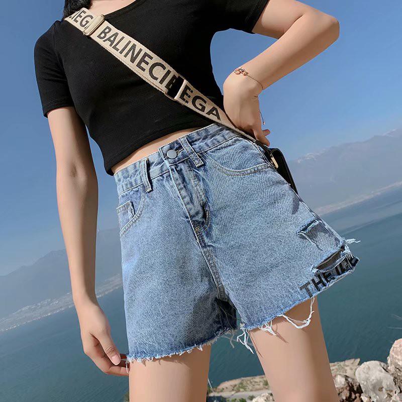 Quần Short Jeans Rách Thời Trang Nữ Cá Tính