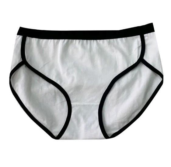 Quần lót nữ thể thao COTTON CÓ VIỀN, thấm hút mồ hôi tốt, mềm mịn, chất vải thoáng mát Women Ghi - Ghi, Ghi