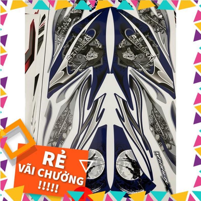 Tem Rời Winner X xanh bạc - mẫu Samurai siêu ngầu