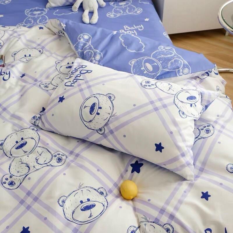 Set Cotton Poly Nhập Khẩu Gấu Tím Hot Trend