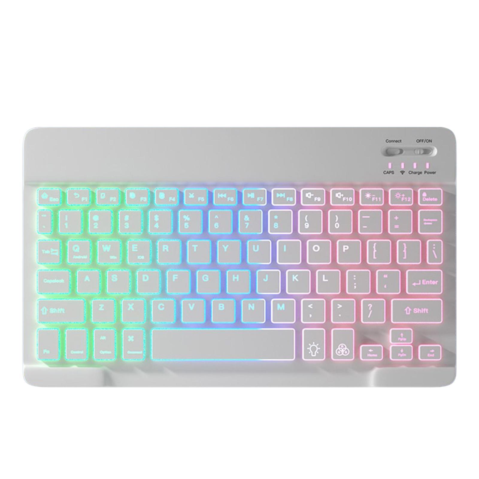 Wireless Bluetooth Keyboard Silent for Tablet PC Laptop
