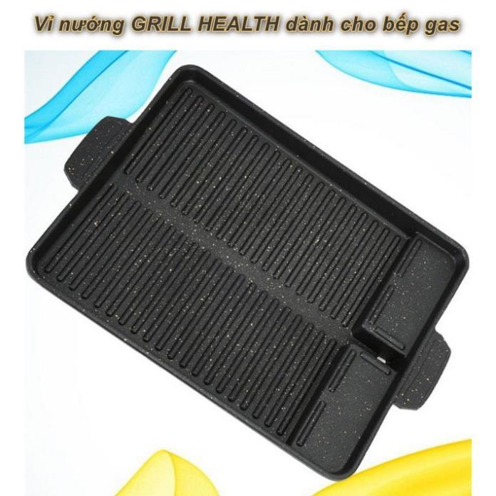 Vỉ nướng GRILL HEALTH dành cho bếp gas - Home and Garden