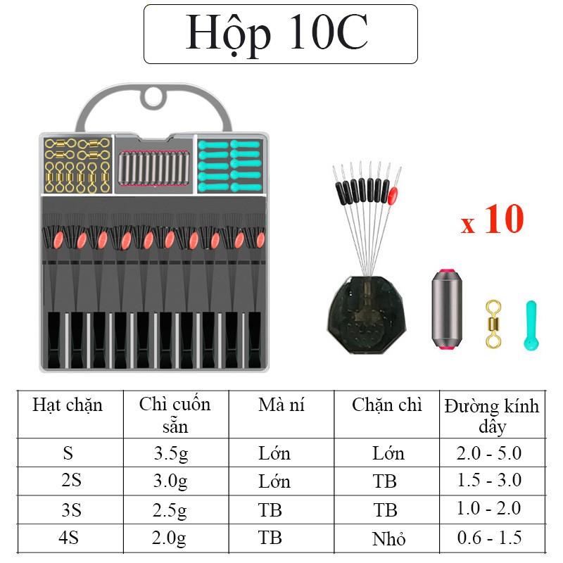 Hộp phụ kiện câu cá làm dây trục câu đài HPK-11