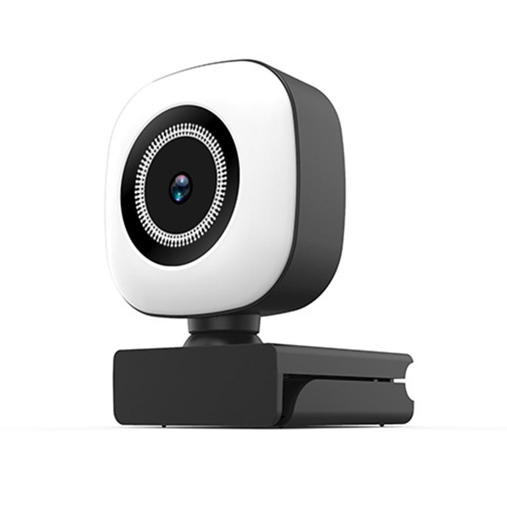 Webcam 2K cắm và chạy USB với đèn micrô tích hợp để phát trực tiếp video cuộc gọi video hội nghị truyền hình giảng dạy trực tuyến