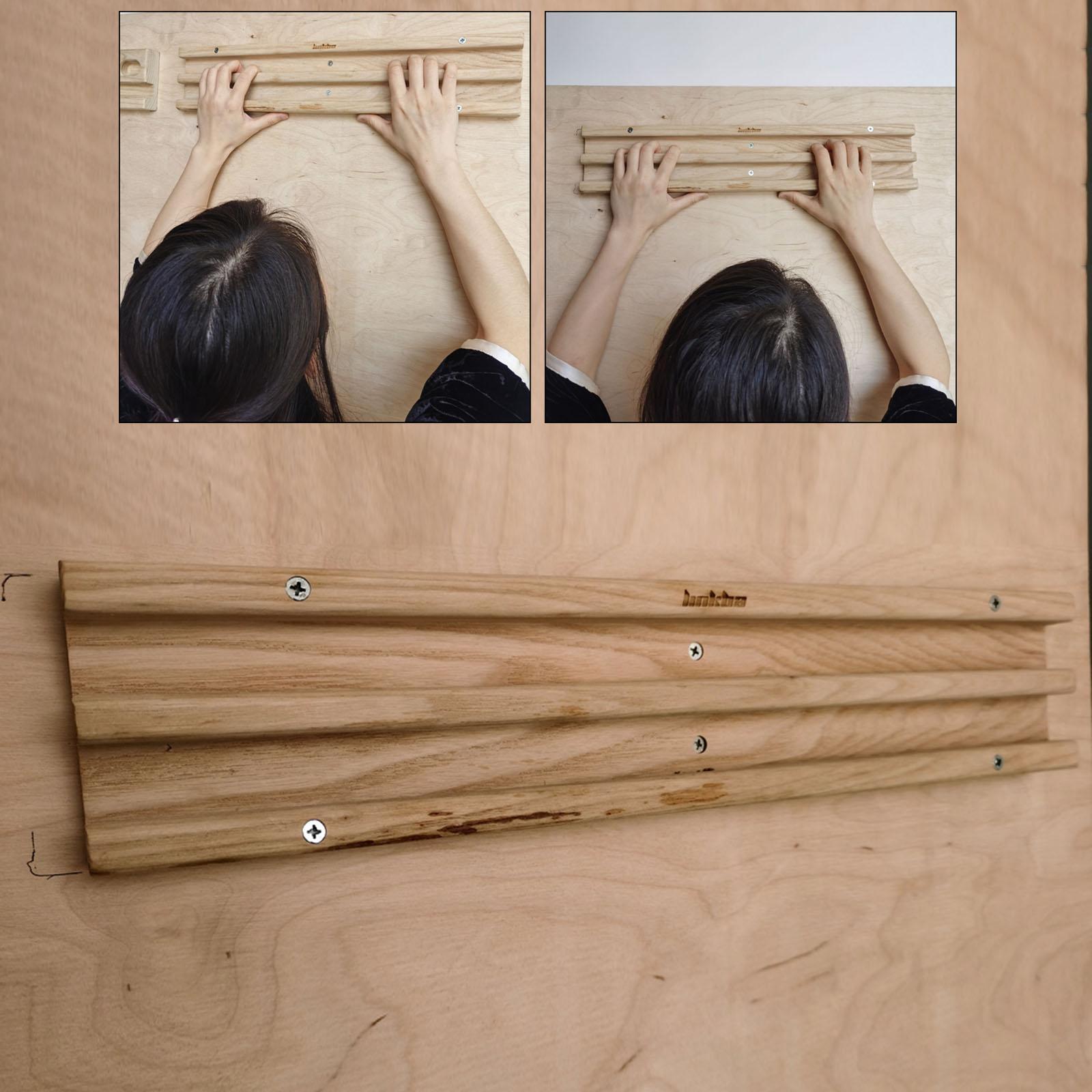 Climbing Hangboard Adults Grip Trainer Hand Fingers Training Board Equipment