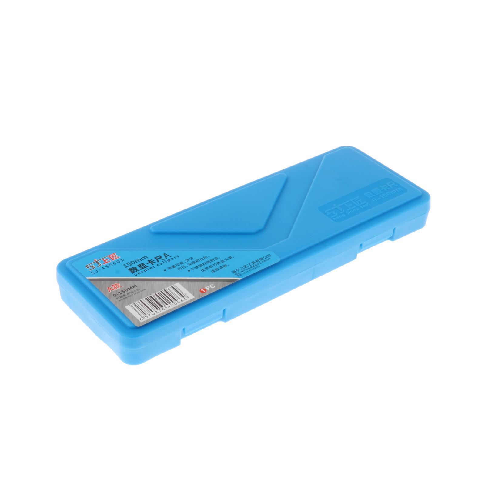 Electronic Digital Vernier Caliper, with Large LCD Screen and 150mm 0-6" Inch/Metric Conversion, Stainless Steel, Water Resistant