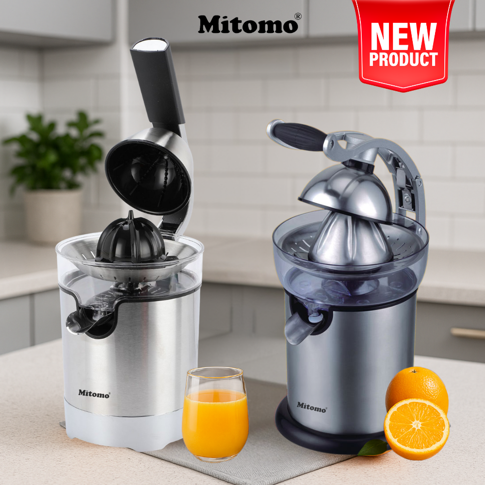 Máy Vắt Cam Tự Động Mitomo KJ1043 Đời Mới – Vận Hành Siêu Êm, An Toàn, Dễ Vệ Sinh Bảo Hành 3 Năm hàng chính hãng