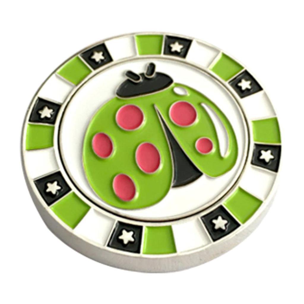 Golf Cap Clip Ball Marker Zinc Alloy Golfer Training Aid
