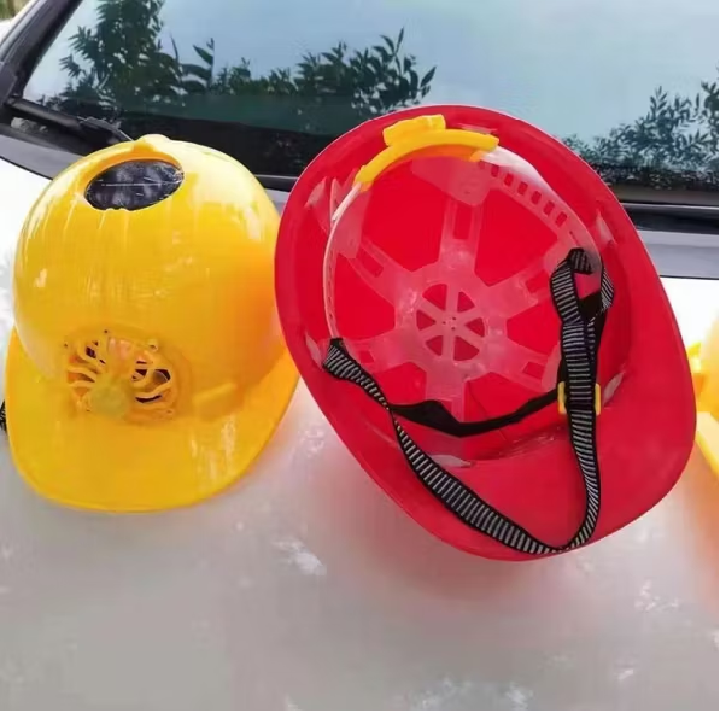 Mũ bảo hộ lao động có quạt năng lượng mặt trời mũ cứng cáp