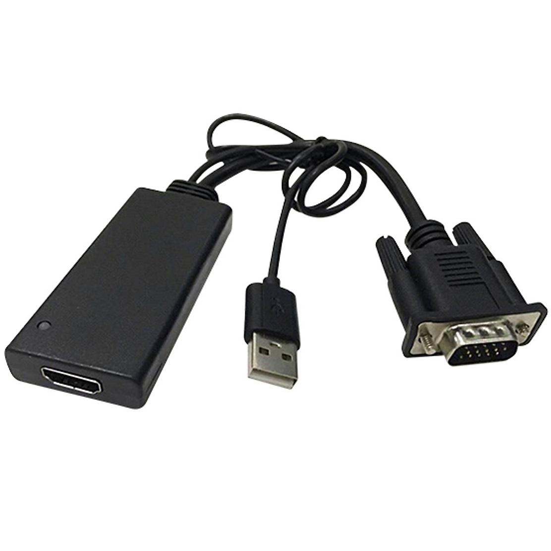 Cáp VGA to HDMI có âm thanh nguồn USB