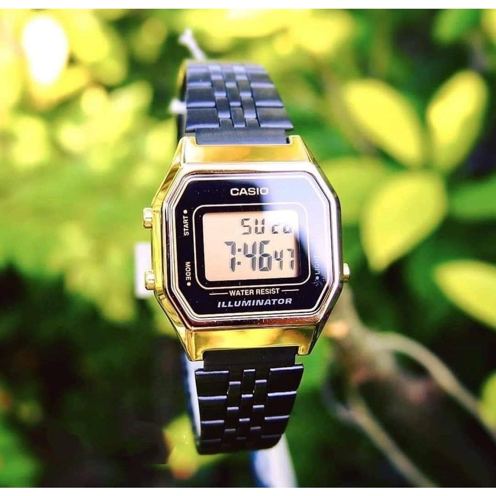 Đồng Hồ Nữ Dây Kim Loại Casio Nữ LA680WEGB-1B | LA680WEGB-1BDF