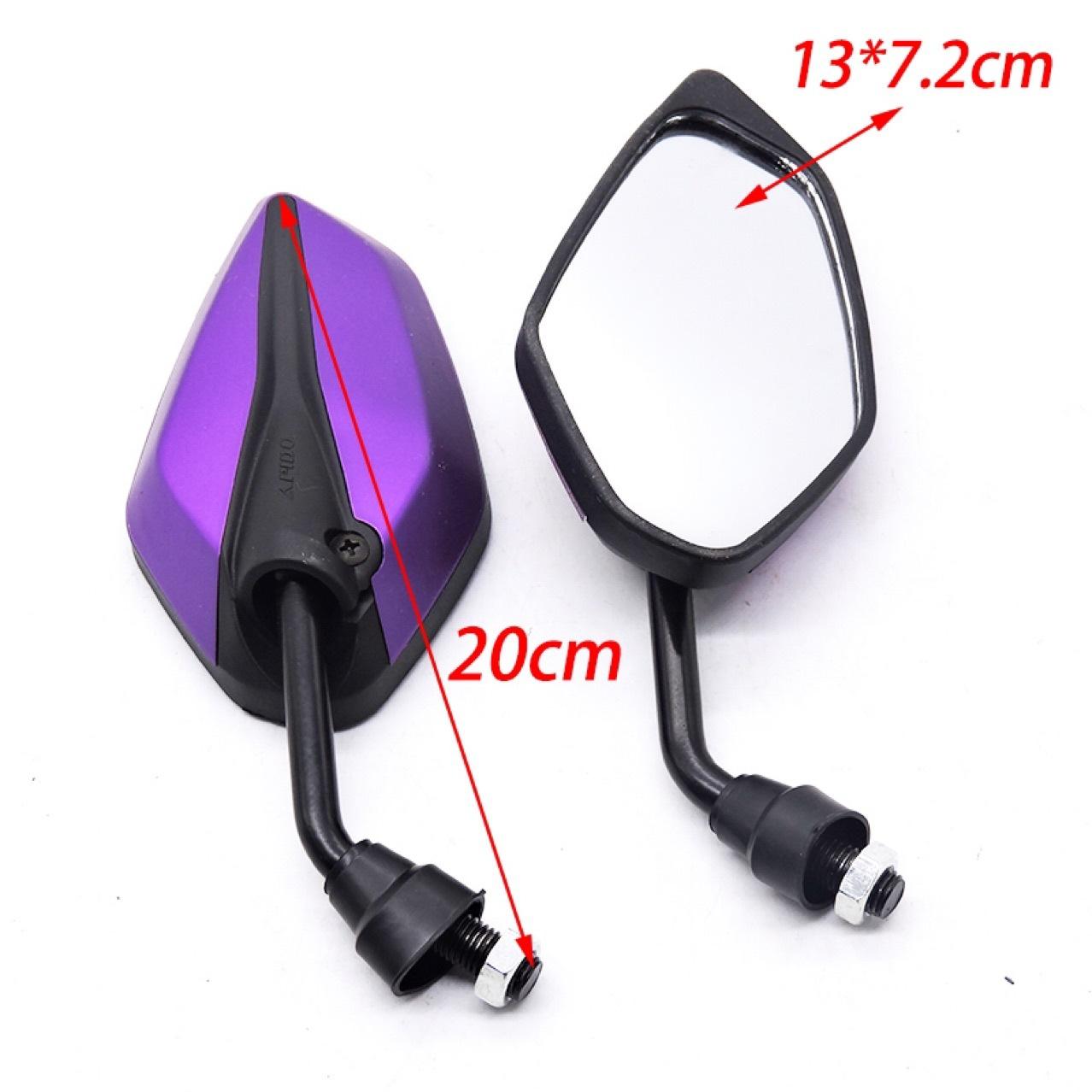 Giá thấp nhất gương chiếu hậu xe máy xe điện xe tay ga sửa đổi Fuxi ma lửa Mavericks mini đa năng đảo chiều gương phản xạ