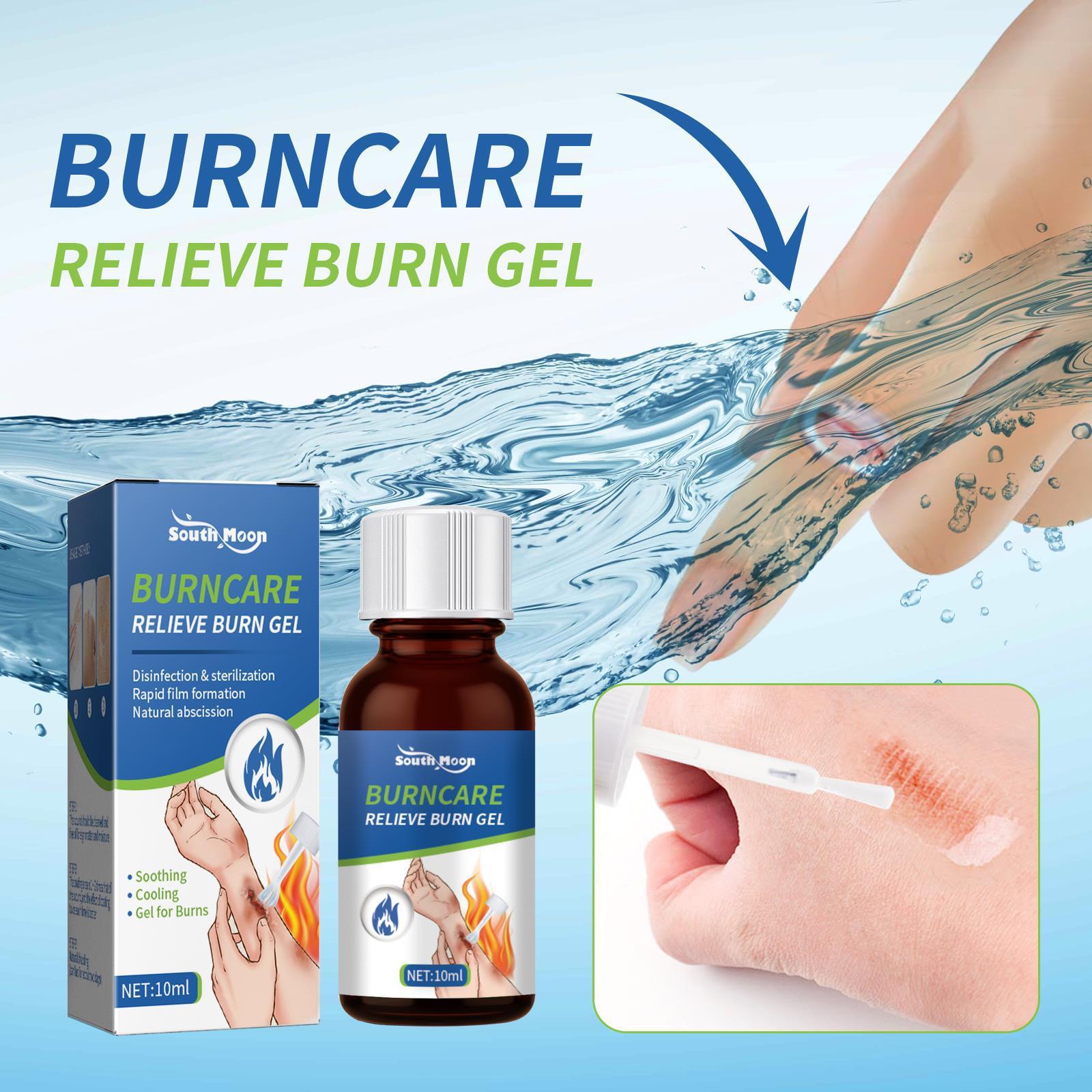 South Moon 10ml Pain Relief Gel Waterproof Bacteria Blocking Gel Clear Band-Aid Repair Dressing for Burnt Skin