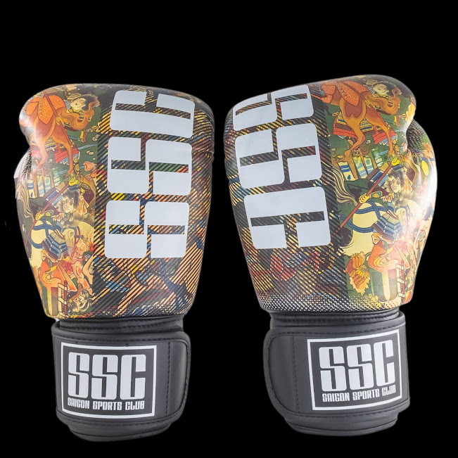 Găng tay SSC Boxing/Muaythai - SP000263 - Găng nhập khẩu Thái Lan, logo SSC