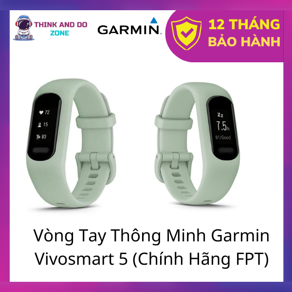 Vòng Đeo Tay Thông Minh Garmin Vivosmart 5 - Hàng chính hãng