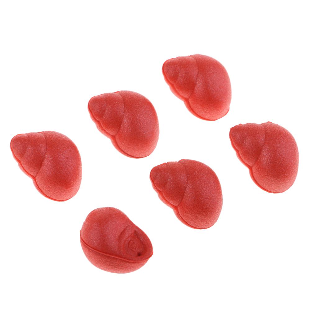 15pcs Pop up Boilies Baits Carp Fishing Lures Floating Snail Beads Red