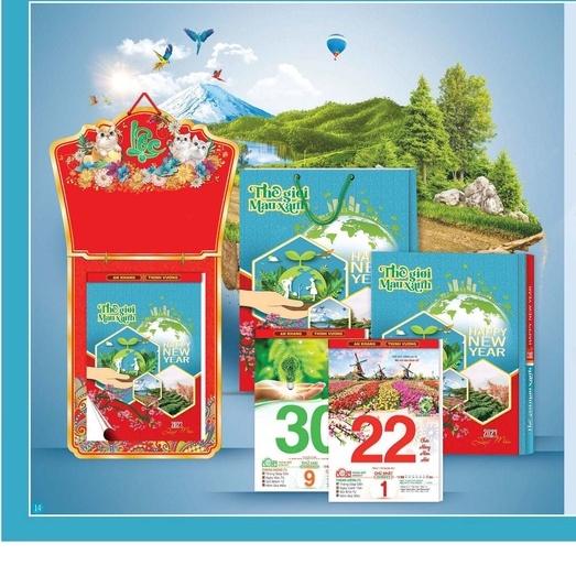 LỊCH TẾT 2023 BLOC LỊCH 2023 SIÊU CỰC ĐẠI - TINH HOA VIỆT NAM - Size: 25 x 35 (cm