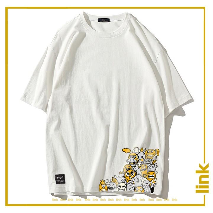 Áo tay lỡ ĐỘI QUÂN NHÍ NHÓ DOODLE dáng rộng unisex