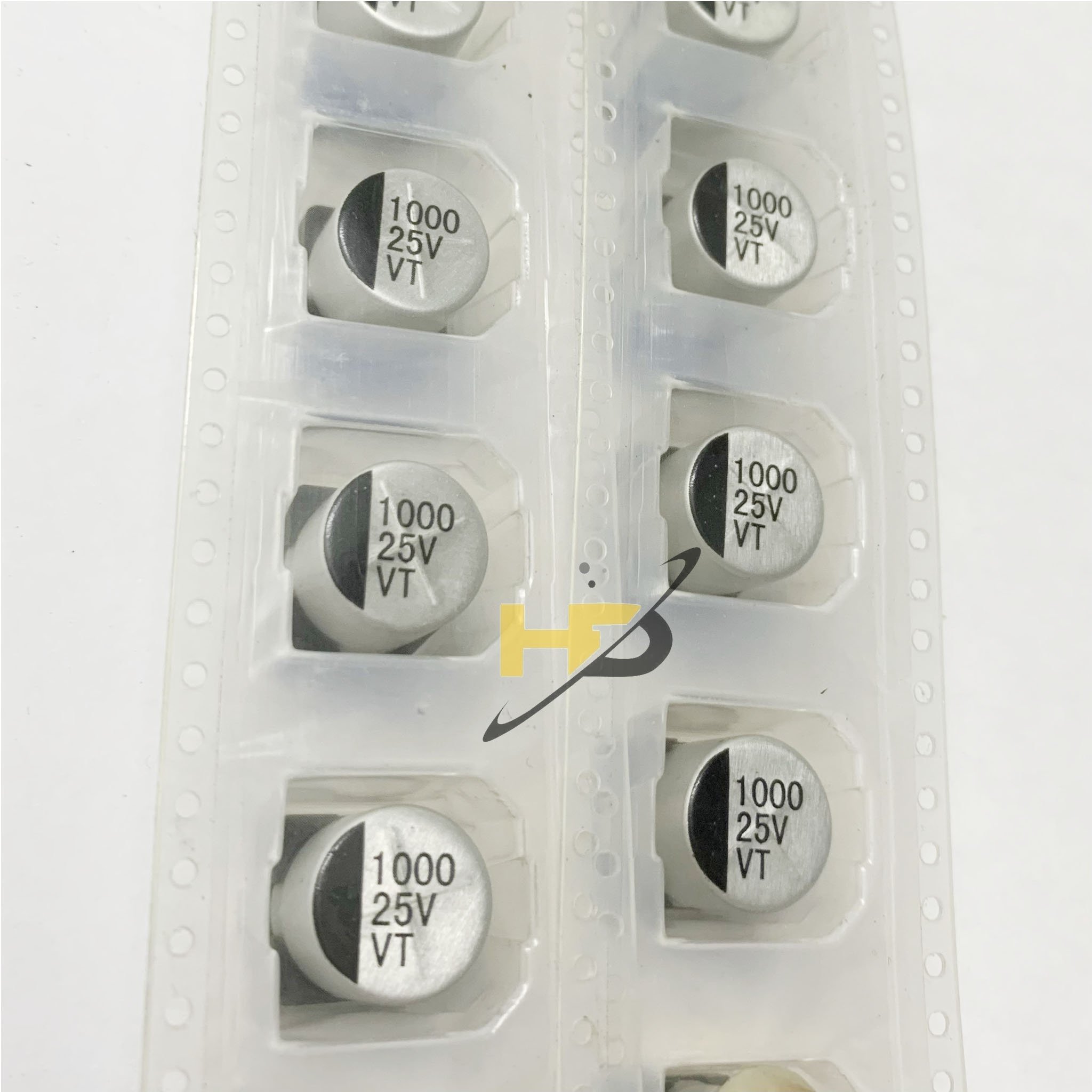 Tụ Hóa Nhôm 12x13mm 1000uF 25V Loại SMD Dán Dùng Trong Mạch Lọc Nguồn