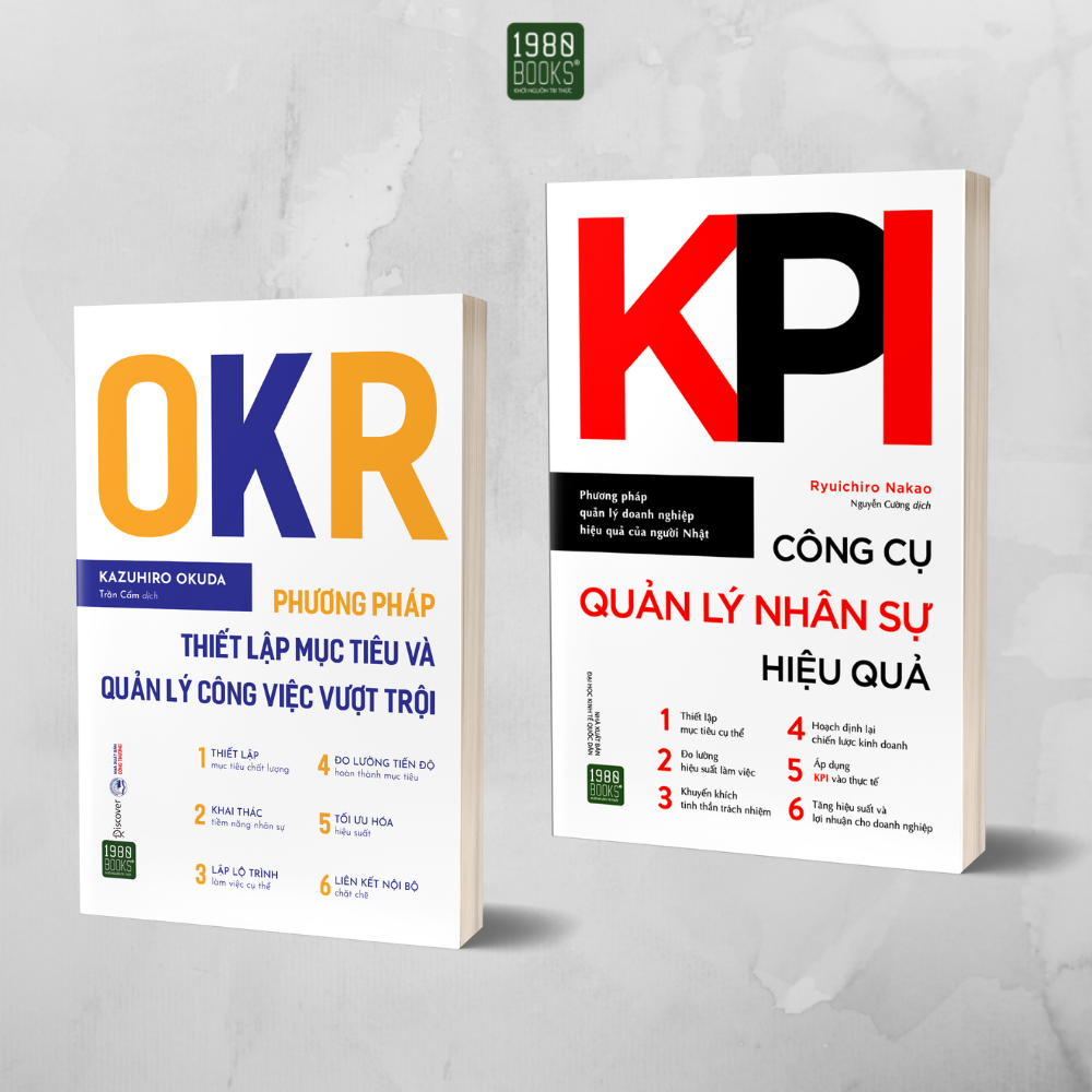 Combo Công cụ quản lý siêu hiệu quả trong kinh doanh OKR + KPI