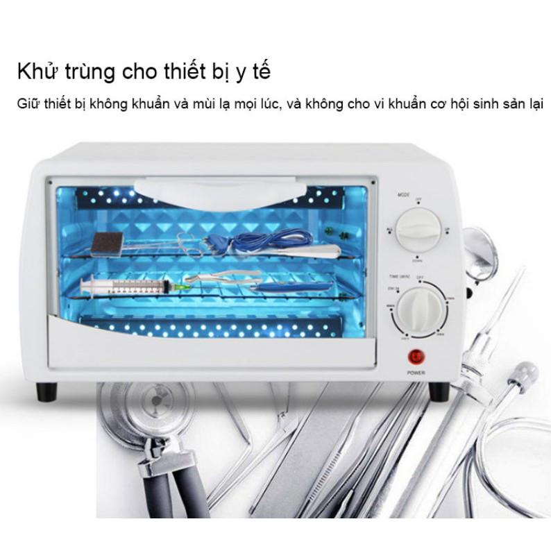 Tủ tiệt trùng diệt khuẩn khử độc tố 2 tầng mini cho gia đình UV sterilizer