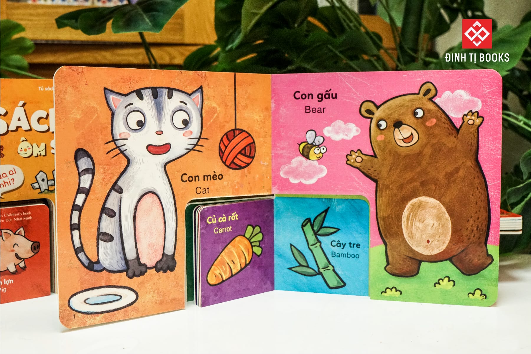 Sách - bộ sách to ôm sách nhỏ dành cho trẻ 3-6 tuổi - Đinh Tị Books