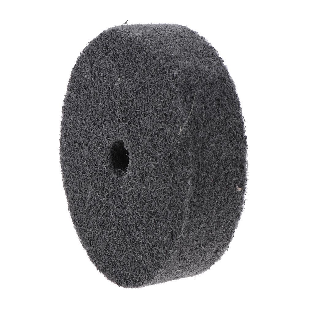 2pcs 3 Inch Nylon Fiber Wheel Abrasive Buffing Pad Dust/Rust/Paint Remove