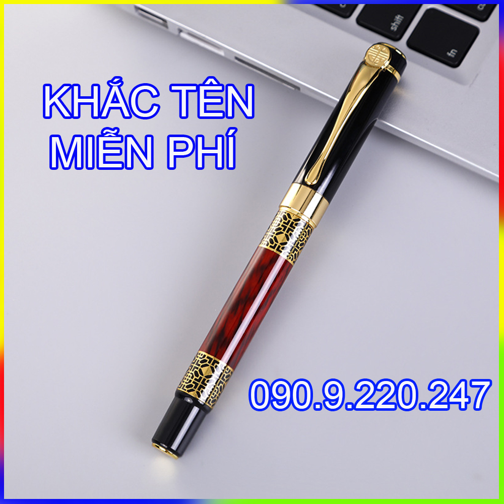 Bút ký khắc tên cao cấp Doanh nhân, mực ịn đều ở mọi góc nghiêng